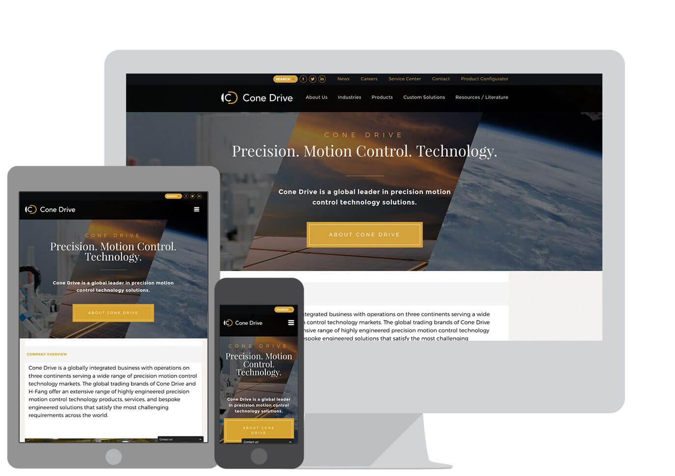 Cone Drive Website Design