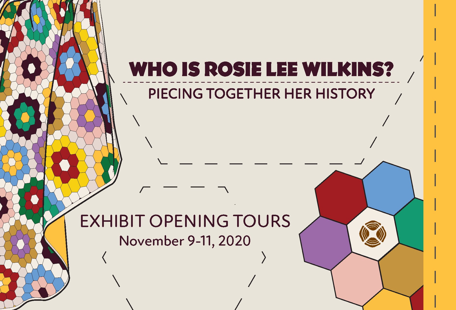 Lakeshore Museum Center: Rosie Wilkins Exhibit Postcard